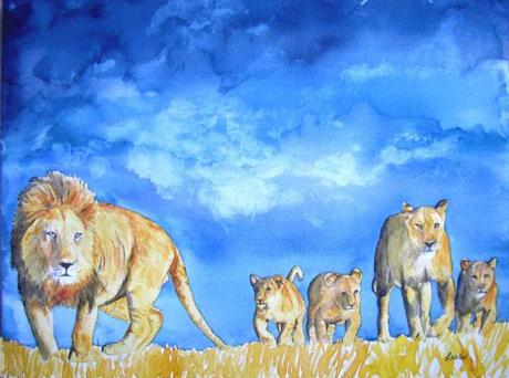 Lions Family (2004) -Stefan Weber- - Stefan Weber - Array auf Array - Array - 