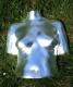 Weiblicher Torso in Blattsilber Weiblicher Torso in Blattsilber