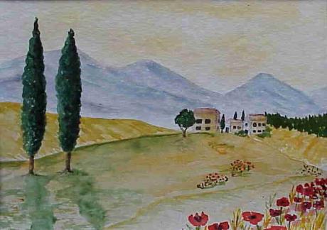 Mohn in der Toscana (2004) Birgit Patzke -  Birgit Patzke - Array auf Array - Array - 