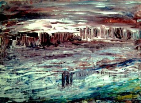 Abstrakte Landschaft (2009) - Agnes Vonhoegen - Array auf Array - Array - Array