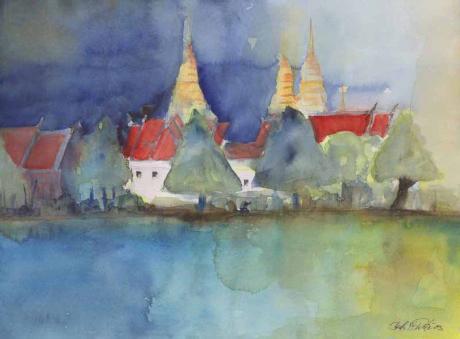 Wat Phra Keo Tempelanlage in Thailand (2003) Berth - Berthold M. Rubenbauer - Array auf Array - Array - 
