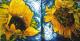 Sonnenblumen II - Vera  Eisberg -  auf Leinwand - Blumen-Sonnenblumen - 