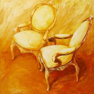 Stühle 3 (1996) - Renate Angelart - Array auf Array - Array - 