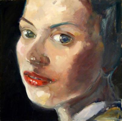 Portrait - Vermeer mit mir - Éva Kónya - Array auf Array - Array - 