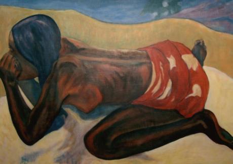 Otahi (Einsamkeit, nach P. Gauguin) 2004 - Franko Schmidt - Array auf Array - Array - 