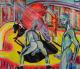 Blutmasturbation -  Heronimo Hoch - Acryl auf Leinwand - Sonstiges - 