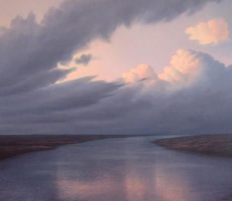Fluss mit Wolken (2007) - Michael Krähmer -  auf  - Array - 