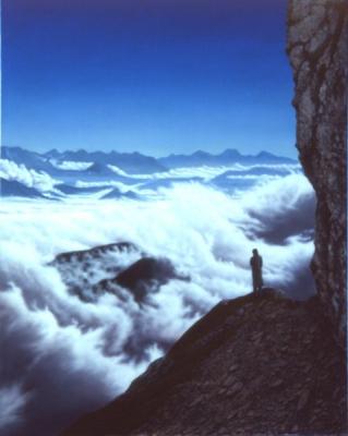der Wanderer über dem Wolkenmeer (2000) - Manfred Manfred Hönig - Array auf Array - Array - 