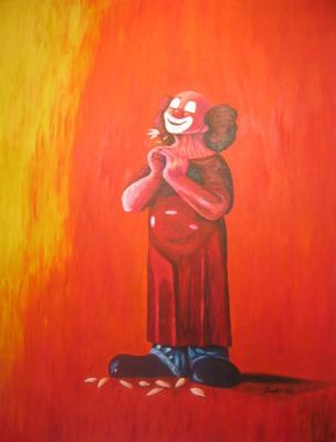 Verliebter Clown (2005) - Werner Szendi - Array auf Array - Array - 