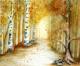 Birkenwald (2006) - Isabel BÃ¤r - Aquarell auf Papier - Sonstiges - 