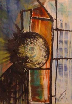 Blick aus meinem Fenster (1993) -  Maged Houmsi - Array auf Array - Array - 
