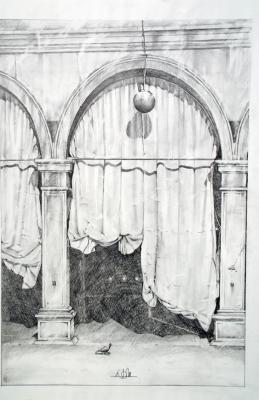 Udo Schell - Zeichnung No. 6 - Galerie Helga K. Schiffler -  auf  - Array - 