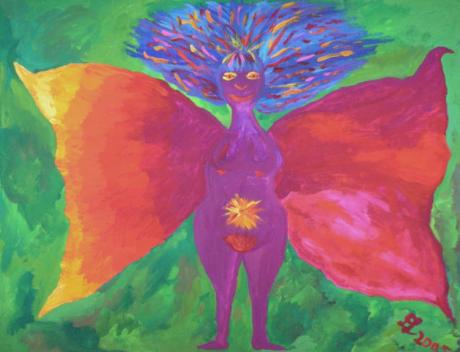 Schmetterlingsweiblein - Butterflywoman (2005) -  Doris B. Lambling - Array auf  - Array - 