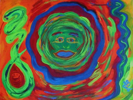 Gesicht im Grünen - Face in the Green (2005) - Doris B. Lambling - auf - Array - Gesicht im Grünen - Face in the Green (2005) - Doris B. Lambling - auf - Array -