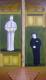 Der Papst liebt Pater Noster - KK Kemter - Ãl auf Hartfaser -  - Surrealismus