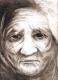Alte Frau - Julia Peters - Graphit auf Papier - Frauen-Gesichter - Realismus