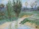 Landschaft bei Westbevern (Telgte) - Helmut Ebert -  auf Leinwand - Landschaft - Expressionismus