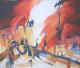 ---Kanzleramt mit BrÃ¼cke Berlin - Inken-Susann HÃ¶ppner - Acryl auf Leinwand - Stadtansichten - Abstrakt