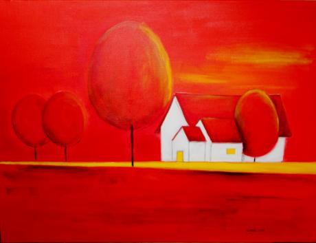 Haus rot - Doris Pohl - Array auf Array - Array - Haus rot - Doris Pohl - Array auf Array - Array -