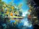 Landschaft am Fluss Landschaft am Fluss