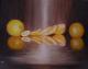 Die Zitronen - Ivan Varga - Ãl auf Leinwand - Stillleben - Realismus