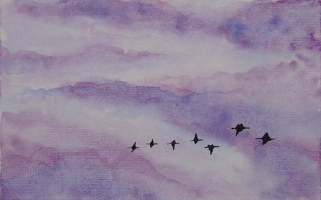 Purple Sky - Christiane Gathmann - Array auf Array -  - Array