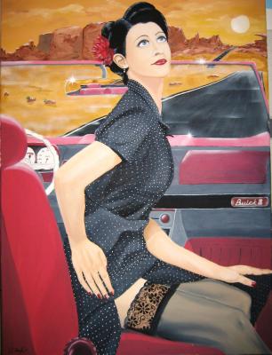 Lady in Buick - Wassilij Dahmer - Array auf Array - Array - Array