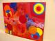 R. MOTTER Titel: RED POINT Acrylfarben auf LW - Robert Motter -  auf  - Abstrakt-Fantastisch-Esoterik-Mystik - 