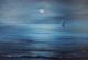Moonlight - Elke Sommer - Acryl auf Leinwand - Meer - Realismus