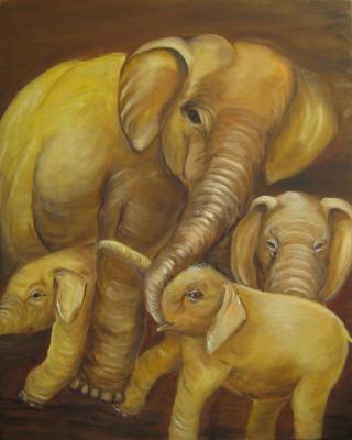 Elephantenfamilie - Hedi Glashauser - Array auf Array - Array - Array Elephantenfamilie - Hedi Glashauser - Array auf Array - Array - Array