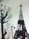Eiffelturm - Alexandra Hofmann - Mischtechnik auf Leinwand - Sonstiges - Klassisch