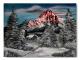 alpenglÃ¼hÂ´n im winter - hansgeorg gÃ¶tz - Acryl auf Leinwand - Berge-Schnee - 