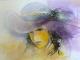 432. Frau mit violettem Hut 432. Frau mit violettem Hut