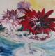 Dahlien - Christiane Denecke - Acryl auf  - Blumen - Expressionismus