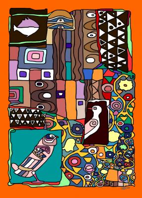 Patchwork Klimt I - SUSANNE eva maria FISCHBACH - auf Array - Array - Array Patchwork Klimt I - SUSANNE eva maria FISCHBACH - auf Array - Array - Array