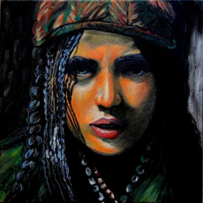 Die Berber -Frau - Grazyna Federico - Array auf Array - Array - Array