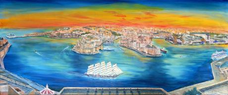 Historie Valletta , Malta - Frank Finny - Array auf Array - Array - Array