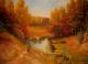 Waldlandschaft mit einem Bach Waldlandschaft mit einem Bach
