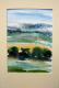 Ulmer Landschaft - Ulrike Mahler - Aquarell auf Papier - Wald-Wiese - 