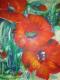 Mohnblumen - Aleksandra Beckmann - Acryl auf Leinwand - Mohn - Expressionismus-GegenstÃ¤ndlich