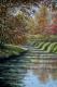 Herbstlicht am Pfinzkanal  - G?nther Hofmann - Ãl auf Leinwand - FluÃ - GegenstÃ¤ndlich-Impressionismus-Naturalismus