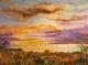 Sommerabend Gedesby - Strand - peter paint - Acryl auf Leinwand - KÃ¼ste - Impressionismus