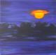 Sonnenuntergang in Afrika - Claudia LÃ¼thi - Ãl auf Leinwand - Landschaft-Sonnenuntergang - GegenstÃ¤ndlich-Impressionismus-Klassisch-Realismus