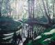 Wald - Claudia LÃ¼thi - Ãl auf Leinwand - Wald - GegenstÃ¤ndlich-Impressionismus-Klassisch-Realismus