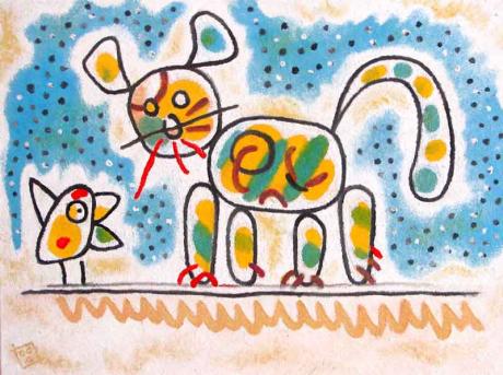 Zitronenkatze 1 - Markus Johne - Array auf Array - Array - Array Zitronenkatze 1 - Markus Johne - Array auf Array - Array - Array