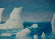 ---Eisberge - Marianne Koroll - Ãl auf Leinwand - Himmel-Eis-Meer-Wolken - Fotorealismus-Realismus