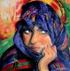 Frauen Marokkos - Grazyna Federico - Acryl auf Leinwand - MÃ¤dchen - 