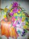 FrÃ¼hlingskorb - Diane Russo - Kreide auf Papier - Blumen - GegenstÃ¤ndlich