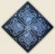 Ornament in Silber - Carolin Steinhagen - Ton-Acryl auf Leinwand -  - 