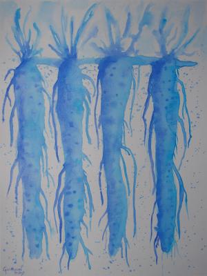 blue carrots I - Christiane Gathmann - Array auf Array - Array - 